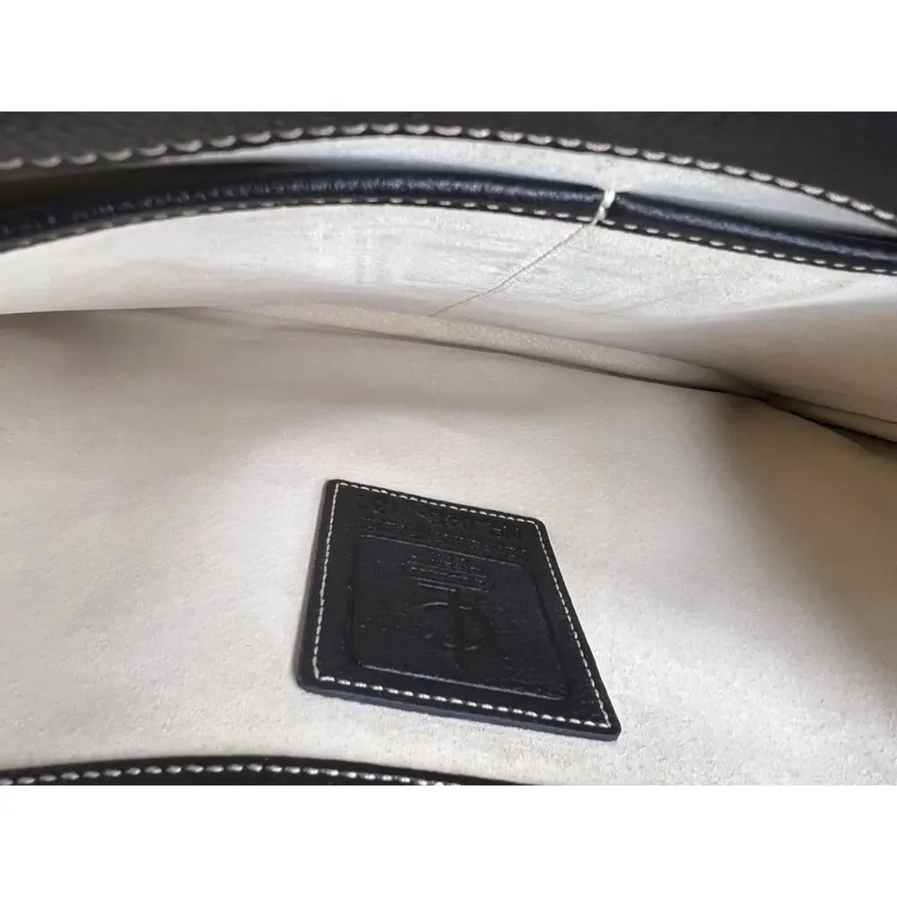 Vintage Coach 5152 Black Pebbled Leather Briefcase Laptop Portfolio Bag CLC